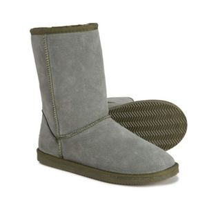 LAMO Suede Soft Fleece Mid-Calf Boots Womens Size 6 NIB